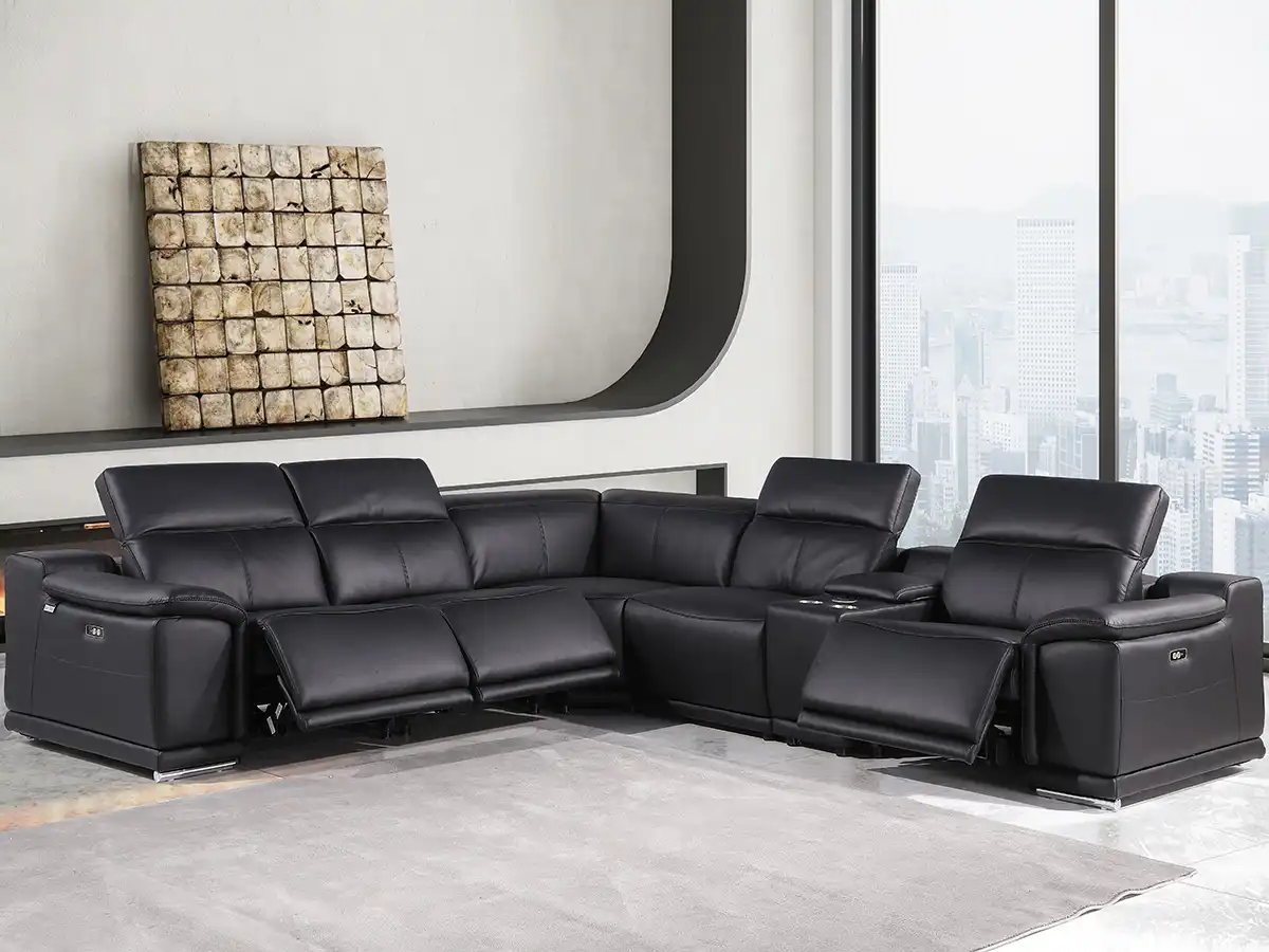 Best Modular Sectional Sofas with Power Recline & End Tables